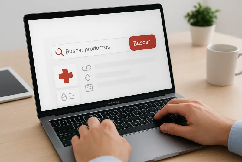 Plataforma de abastecimiento inteligente para IPS con búsqueda eficiente de insumos médicos.