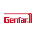 Logotipo de Genfar, laboratorio farmacéutico líder en medicamentos en Colombia.
