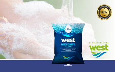 Detergente enzimático Microsafe clean en bolsa de 1000 ml para limpieza hospitalaria