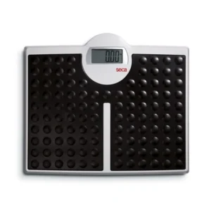 Báscula electrónica robusta Seca 813 vista superior – balanza médica de plataforma amplia para pacientes hasta 200 kg