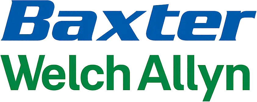 Logotipo oficial de Baxter Welch Allyn - Equipos médicos y soluciones de diagnóstico clínico