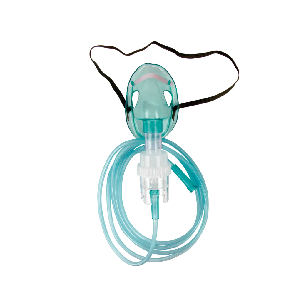 Micronebulizador Allmed con mascarilla para adulto y pediátrica, ideal para tratamientos respiratorios