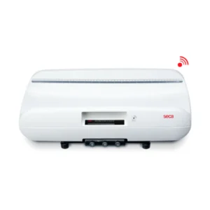 Báscula digital neonatal Seca 727 con pantalla retroiluminada y funciones avanzadas.