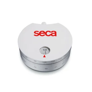 Cinta métrica Seca 203 con indicador relación cintura-cadera para nutrición salud.