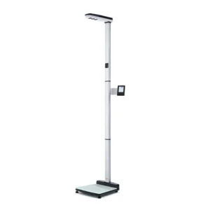 Estación de medición Seca 286 con tallímetro ultrasónico y guía de voz.