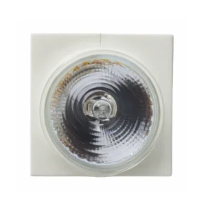 Detalle bombillo halógeno Welch Allyn 06400 25W 12V para lámpara de examen estructura y conexión