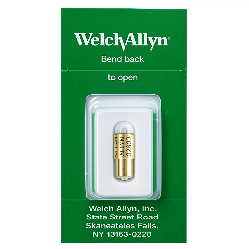Bombillo oftalmoscopio 2.5V Welch Allyn 02800 para equipos diagnósticos