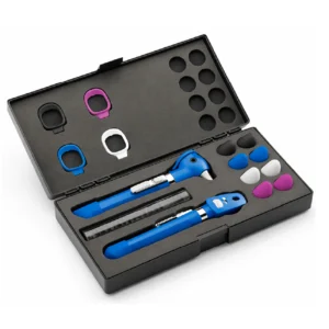Equipo de órganos Pocket Plus LED Welch Allyn 92880 color azul para diagnóstico clínico