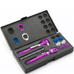Equipo de órganos Pocket Plus LED Welch Allyn 92880 color morado para diagnóstico clínico