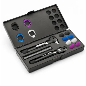 Equipo de órganos Pocket Plus LED Welch Allyn 92880 color negro para diagnóstico clínico