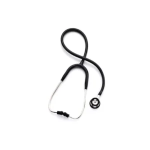 Fonendoscopio pediátrico Welch Allyn 5079-145 con cabezal doble de acero inoxidable para auscultación en clínicas pediátricas.
