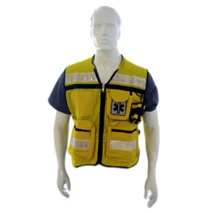 Chaleco profesional Spencer para primeros auxilios, con múltiples compartimientos y alta visibilidad