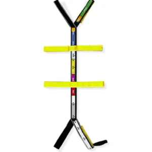 Sistema universal de correas pediátrico tipo araña Spencer para inmovilización en tablero espinal.