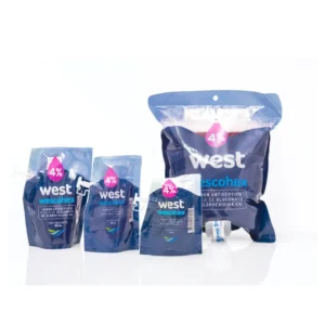 Jabón antiséptico con clorhexidina al 4% para higiene prequirúrgica y antisepsia de la piel