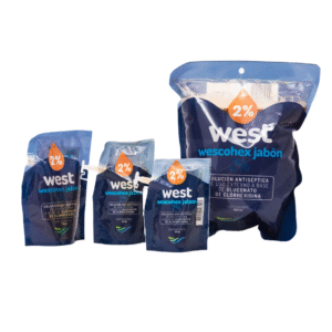 Jabón antiséptico Wescohex 2% con gluconato de clorhexidina