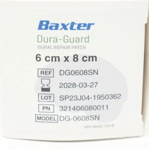 Parche de reparacion dural Dura-Guard Baxter 6x8 cm en pericardio bovino esteril