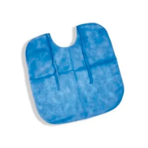 Babero odontológico desechable adulto azul paquete x15 Allmed