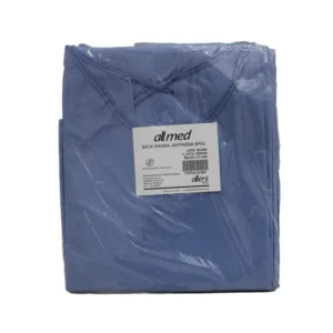 Bata desechable no estéril manga japonesa MT0A extragrande Allmed para paciente en clínica