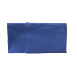 Funda de Mayo desechable azul 1.20x1.00 m Allmed en bolsa individual, ideal para cobertura de mesa Mayo y control de fluidos en quirófano e IPS.