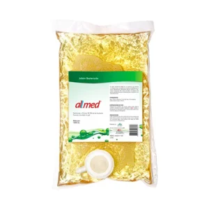 Jabón antibacterial con clorhexidina 0,3% Allmed en bolsa dispensadora de 1 litro para higiene profesional de manos
