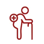 Geriatra utilizando análisis de composición corporal