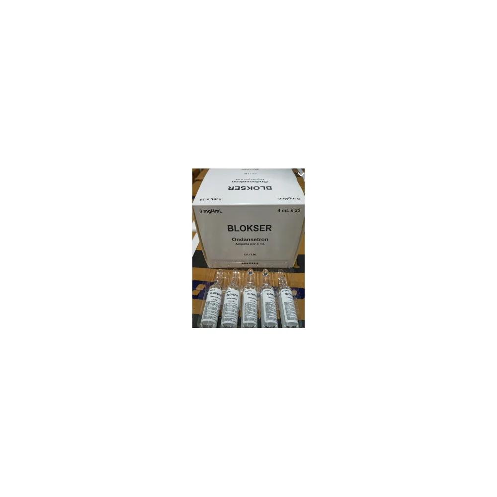 Ampolla Blokser ondansetron 8 mg 4 ml Baxter solucion inyectable en vidrio tipo I