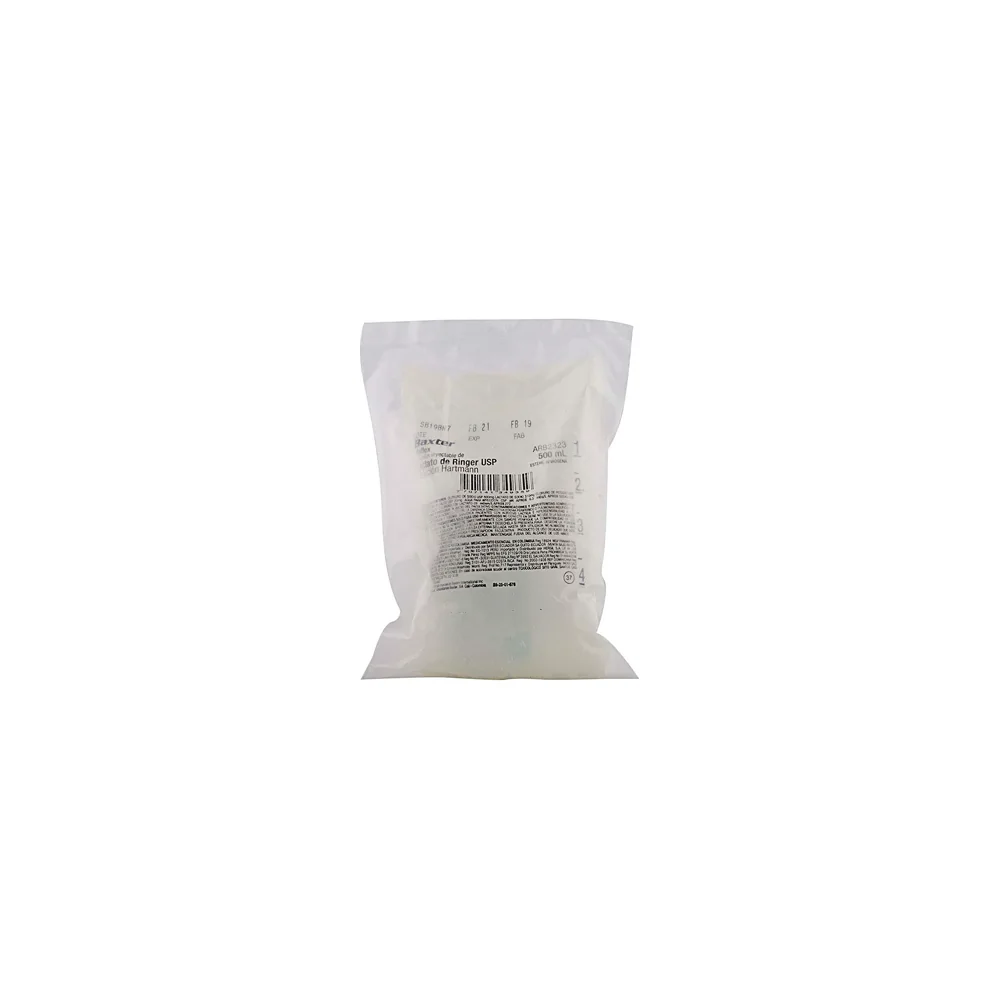 Solución de lactato de Ringer Baxter ARB2323 en bolsa de PVC por 500 ml