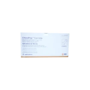 Aplicador BD ChloraPrep de 10.5 ml con solución naranja de clorhexidina al 2%