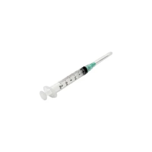 Jeringa BD Discardit II de 2 ml con aguja 21G x 1 1/2 y pivote concéntrico