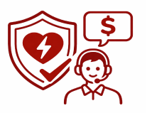 Icono de desfibrilador DEA con soporte y seguridad para emergencias cardíacas