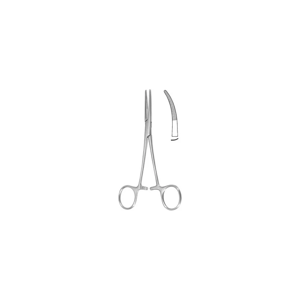 Pinza hemostática Kelly recta y curva marca Dimeda