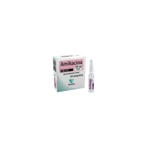 Amikacina Solución Inyectable 100 mg/2 ml - Vitalis
