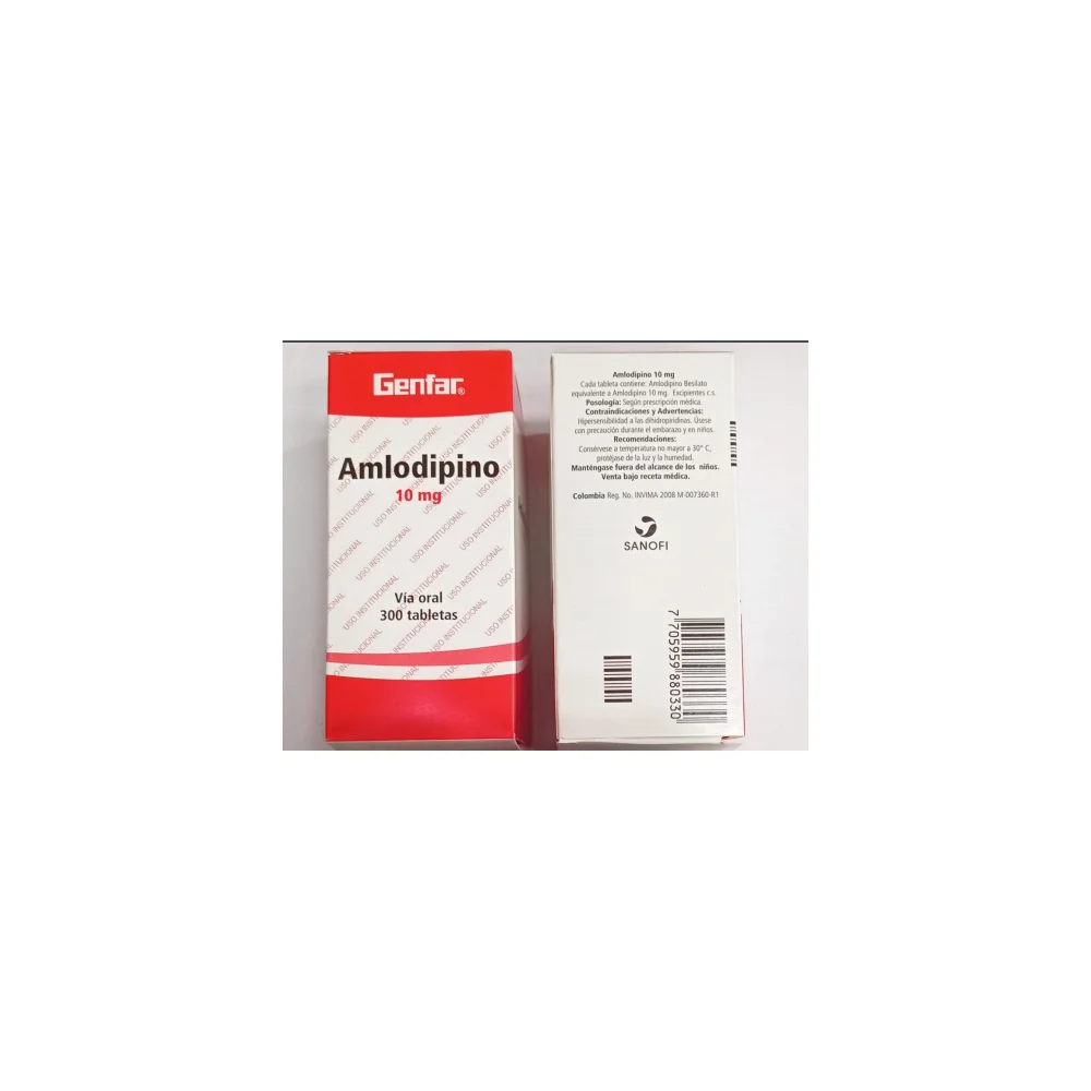 Amlodipino 10 mg - Genfar