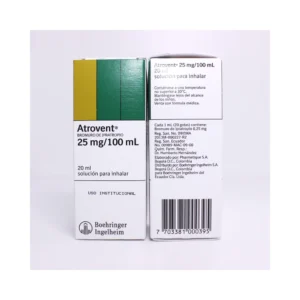 Atrovent Solución para Nebulizar 20 ml Uso Institucional - Boehringer Ingelheim — Boehringer Ingelheim