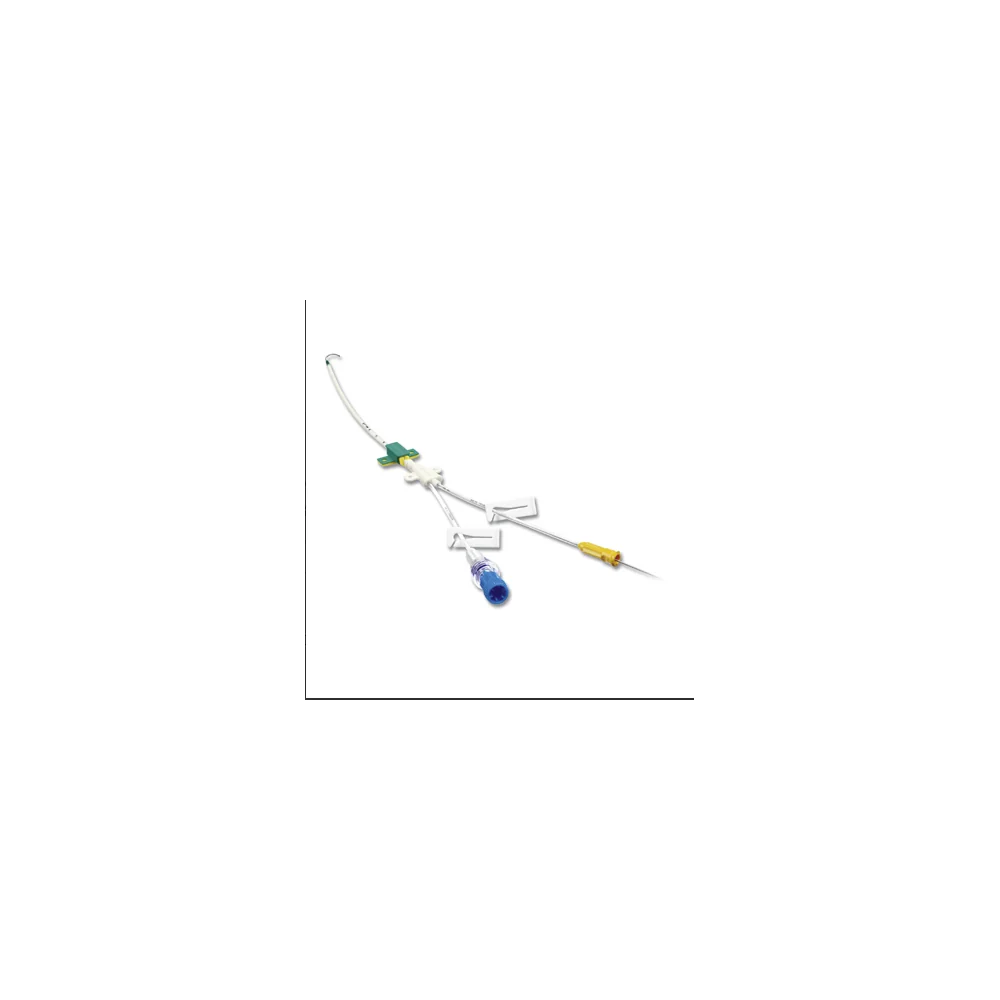 Catéter venoso central B. Braun Certofix Duo 7 Fr 20 cm de doble lumen con guía