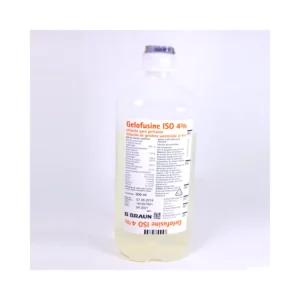 Frasco Ecoflac de Gelofusine ISO 4% B. Braun de 500 ml para perfusión intravenosa