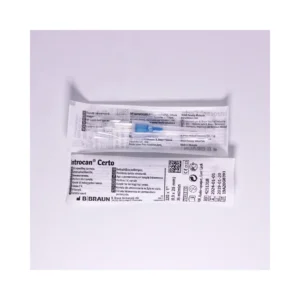 Catéter intravenoso Introcan Certo B. Braun G-22 x 25 mm en poliuretano radiopaco