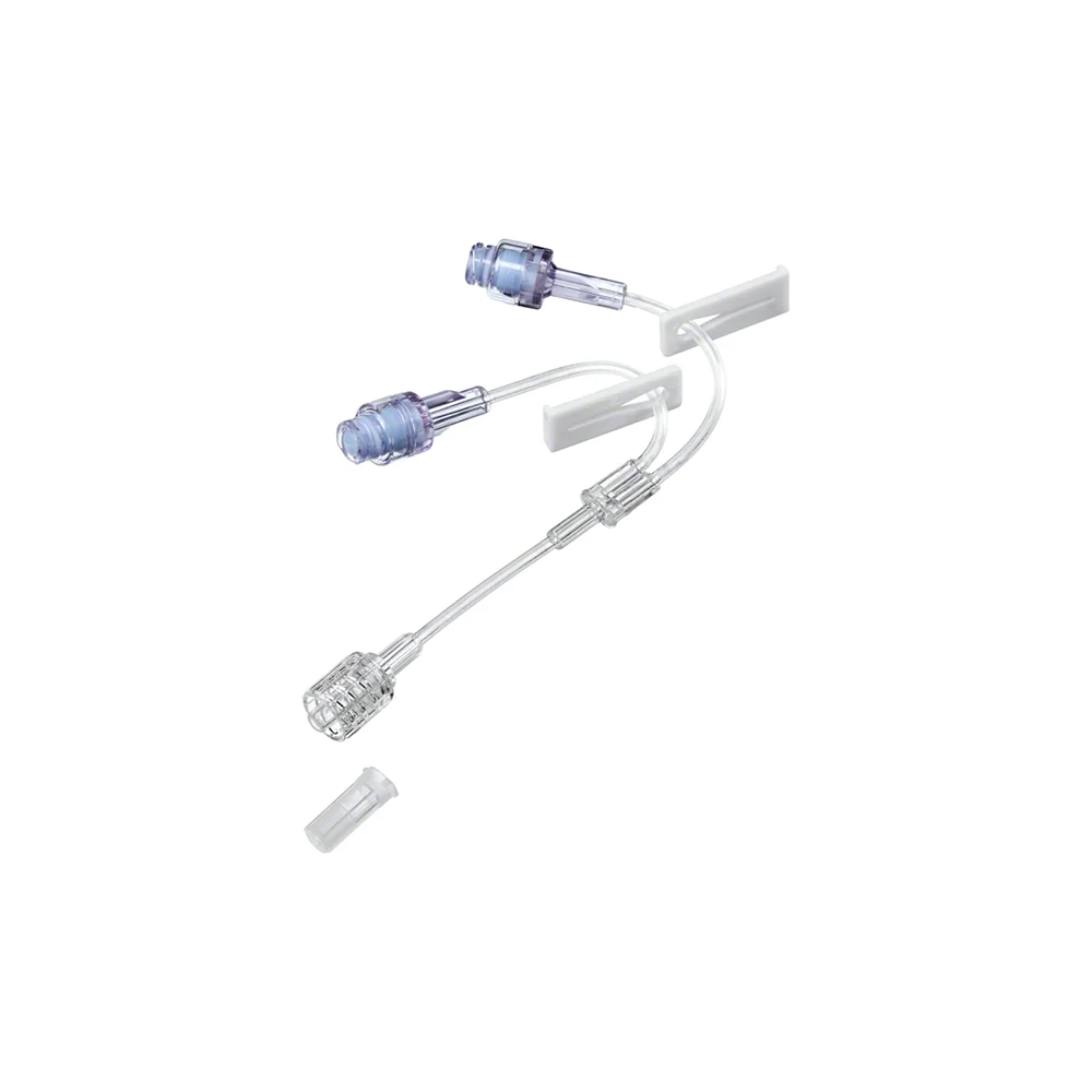 Extensión en Y Safeflow B. Braun 4097145N con dos válvulas libres de aguja