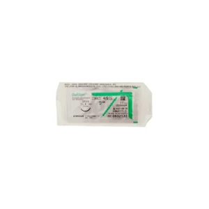 Sutura monofilar de poliamida azul Dafilon B. Braun no absorbible con aguja de acero