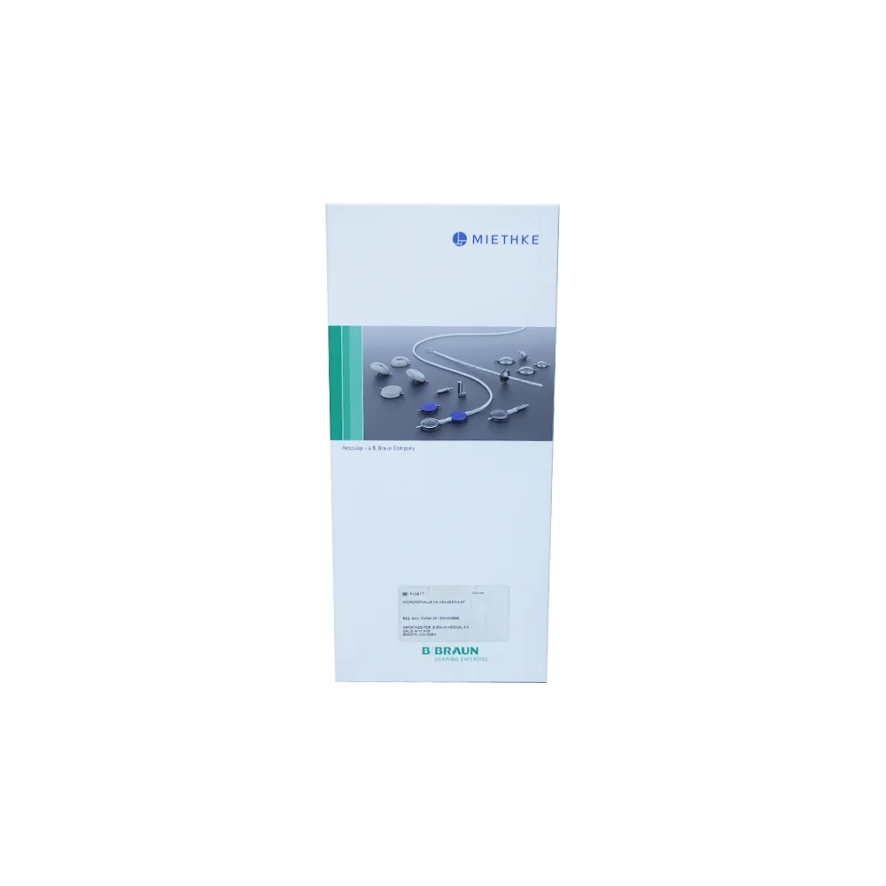 Válvula de hidrocefalia B. Braun paediGAV FV281T en titanio para derivación ventricular