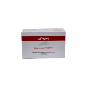 Bajalenguas de Madera Caja x 500 — Allmed