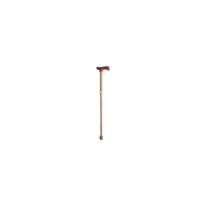 Bastón Plegable de 1 Apoyo con Empuñadura en T Bronce — Konfort