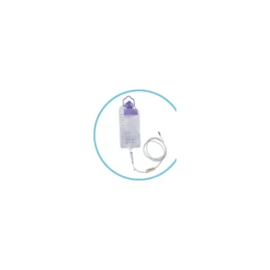 Bolsa de nutrición enteral por gravedad Kangaroo 1000 ml con llave reguladora y conector ENFit