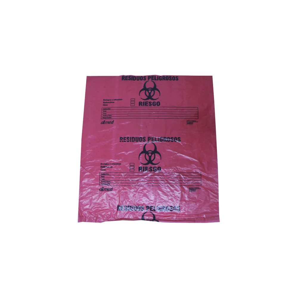 Bolsas Rojas para Residuos de Riesgo Biológico Calibre 1.2 — Allmed