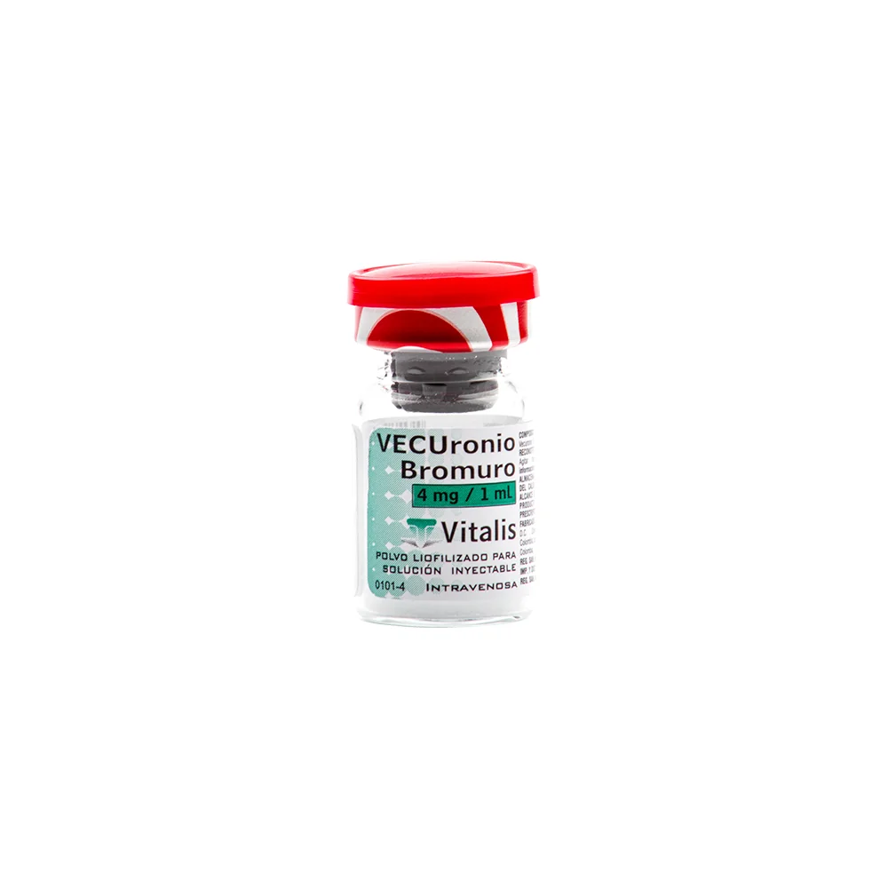 Bromuro de Vecuronio Inyectable 4 mg/1 ml - Vitalis