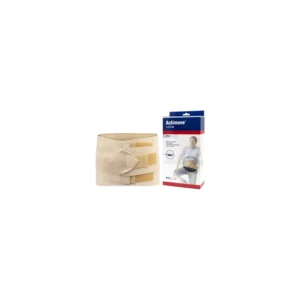 Faja lumbar Actimove Lumbal de BSN con cierre de velcro ajustable, vista frontal