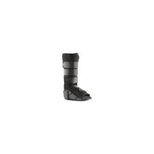 Bota inmovilizadora de tobillo Actimove Standard Walker alto de BSN, de caña alta y color negro