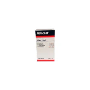 Plegadiza y rollo de Gelocast de BSN, venda bota de Unna impregnada con gel de óxido de zinc