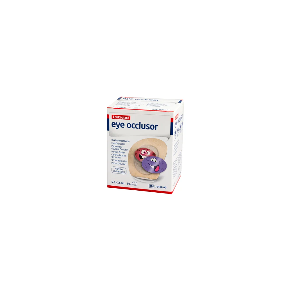 Parche ocular adhesivo Leukoplast Eye Occlusor de BSN en color piel