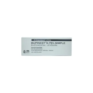 Bupinest Bupivacaína Levógira 0.75% Simple 10 ml - Ropsohn